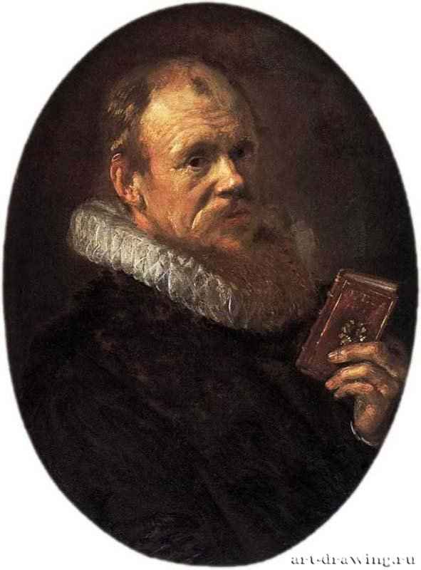 Портрет Хармена Теодора Скревелиуса. 1617 - Масло, медь 15,5 x 12 Государственный музей Люксембург