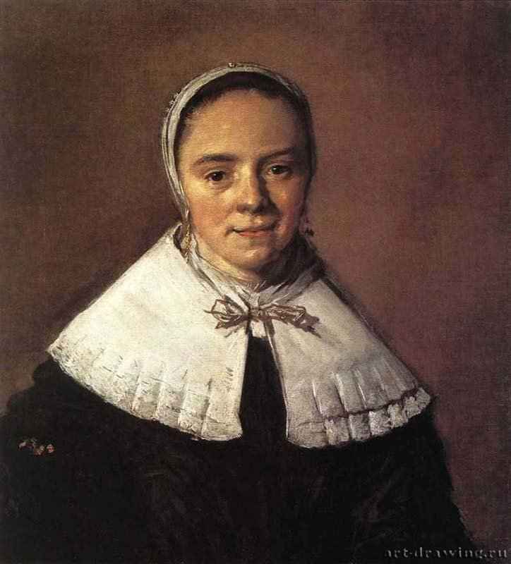 Женский портрет. 1655-1660 - Холст, масло 60 x 55,6 Городской музей Халл