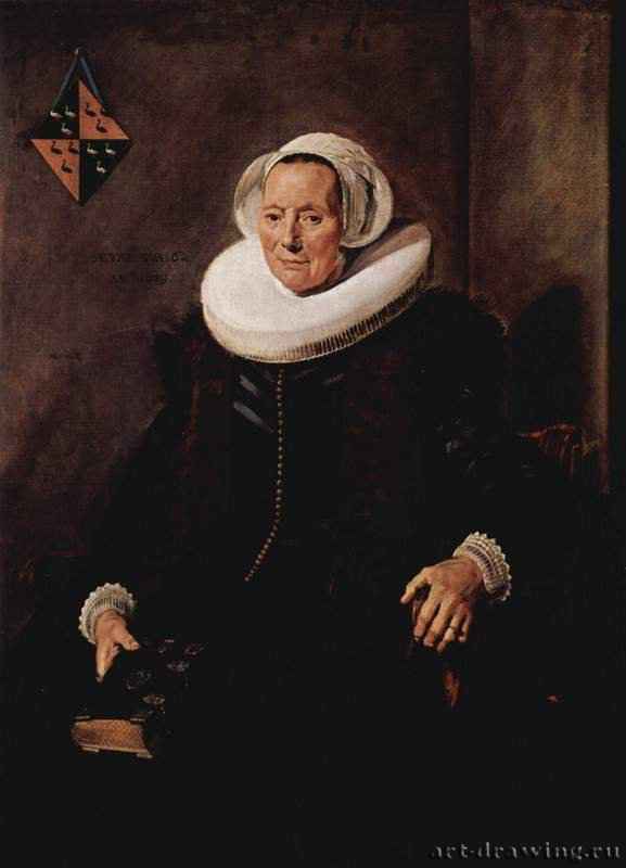 Портрет Маритье Вохт, жены Питера Оликана. 1639 - 128 x 94,5 смХолст, маслоБароккоНидерланды (Голландия)Амстердам. Рейксмузеум