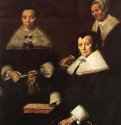 Регентши приюта для престарелых (фрагмент) 1664 - Холст, масло 172,5 x 256 Музей Франса Халса Харлем
