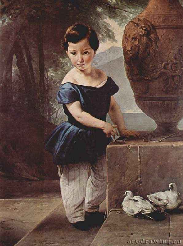 Портрет дона Джулио Вигони. 1830 - 20 x 17 смХолст, маслоРомантизмИталияМилан. Частное собрание