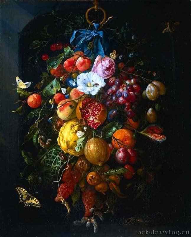 Букет цветов. 1635-1684 - Холст, масло 64 x 60 Риксмузеум Амстердам