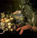 Натюрморт с фруктами и омарами. 1648 - 1649 - 95 х 120 Холст; масло Берлин Государственные музеи Германия