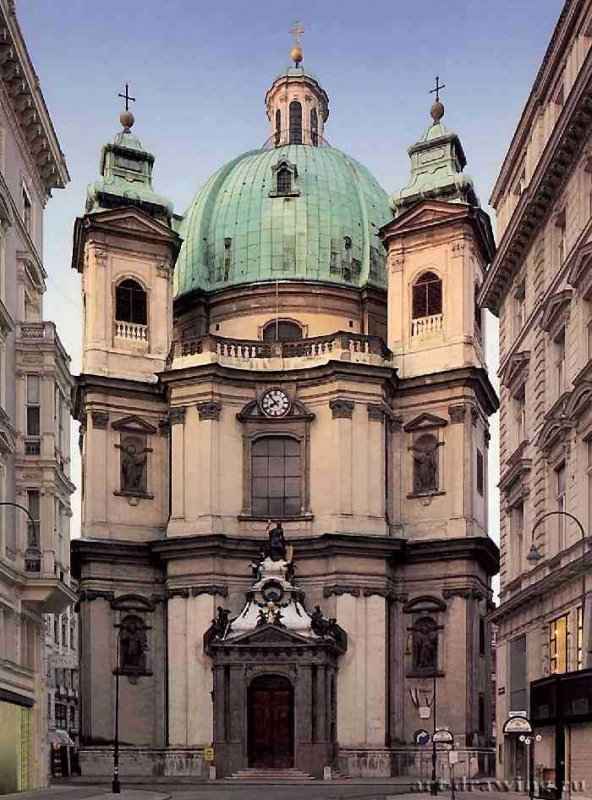Церковь св. Петра. 1702-1733 - Вена. Австрия.