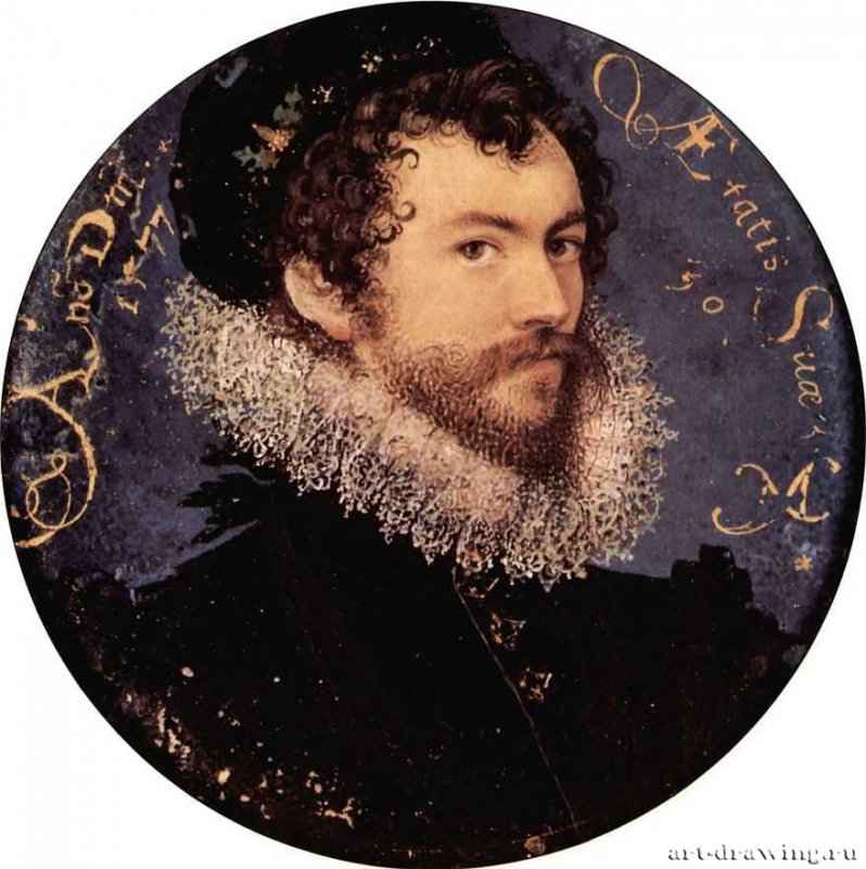 Хиллиард Николас — Автопортрет. 1577 г.
