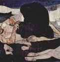 Ночь. 1889-1890 - 116,5 x 299 смХолст, маслоСимволизмШвейцарияБерн. Художественный музей