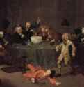 Современные полуночные развлечения. 1731 * - 76 x 164 смХолст, маслоРококоВеликобританияЛондон. Национальная галерея