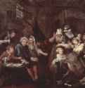 Цикл картин "Жизнь распутника". Тюрьма. 1732-1735 - 62,5 x 75 смХолст, маслоРококоВеликобританияЛондон. Музей сэра Джона СоунаЦикл из восьми картин