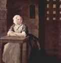 Сара Маколм в тюрьме. 1733 - 47 x 37 смХолст, маслоРококоВеликобританияЭдинбург. Национальная галерея Шотландии