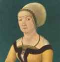 Портрет 34-летней женщины. 1516-1517 - 35 x 26,5 смДеревоВысокая готикаГерманияБазель. Художественный музей