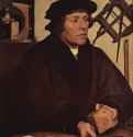 Портрет астронома Николая Кратцера. 1528 - 83 x 67 смДерево, темпераВозрождениеГермания и ВеликобританияПариж. Лувр
