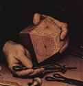 Портрет астронома Николая Кратцера. Фрагмент. 1528 - Дерево, темпераВозрождениеГермания и ВеликобританияПариж. Лувр