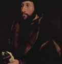 Портрет мужчины с письмом и перчатками в руках. 1540 * - 32,2 x 25,4 смДерево, темпераВозрождениеГермания и ВеликобританияБазель. Художественный музей