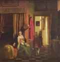 Мать у колыбели. 1661-1663 * - 92 x 100 смХолст, маслоБароккоНидерланды (Голландия)Берлин. Государственные музеи