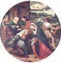 Встреча Марии и Елизаветы. Вторая треть 16 века - Диаметр 60 смДеревоМаньеризмИспанияМадрид. Прадо
