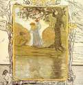 Рай, 1896 г. - Цветная гелиогравюра, мел; 24,3 х 19,2 см. Берлин.