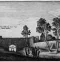 Кёльн, у Башенки 1643 - 92 х 170 мм. Офорт и гравюра сухой иглой. Кёльн. Собрание Гюнтера Лейстена. Чехия.