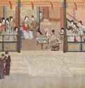 Весеннее утро во дворце Хань. 1530-1550 - Ширина 99 смШёлк, тушь, краскиКитайТайвань. Дворцовое собрание
