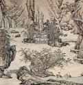 Пейзаж. Подражание Ли Дану. 1530-1550 - 25,4 см (ширина) смБумага, тушь, краскиКитайВашингтон. Галерея искусства Фрир