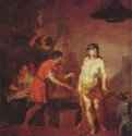 Меркурий в мастерской ваятеля. 1777 - 52 x 40 смХолстРококоГерманияКобленц. Музей Среднего Рейна