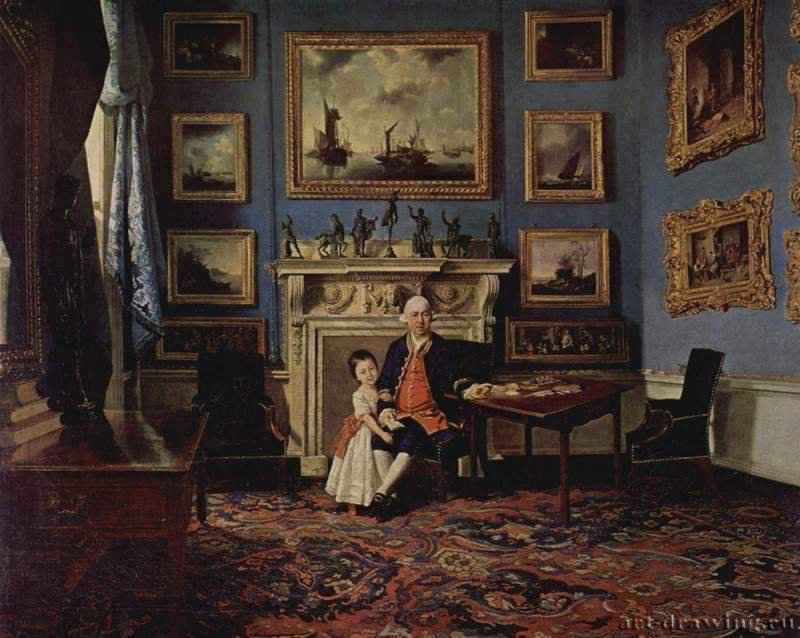Портрет сэра Лоуренса Дандаса и его внука Лоуренса. 1775 * - Холст, маслоКлассицизмГермания и ВеликобританияРичмонд (Йоркшир). Собрание маркизы Зитленд