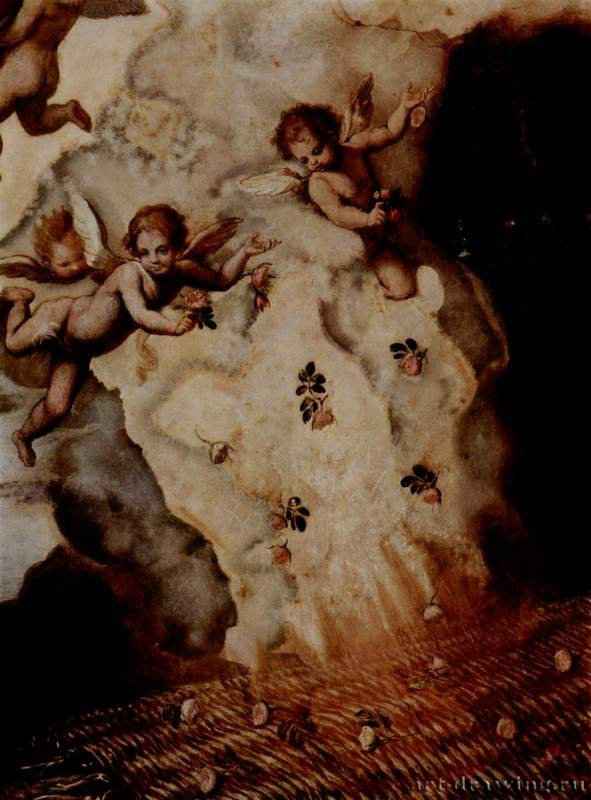 Мария Магдалина. Фрагмент. 1560 * - ФрескаМаньеризмИталияФлоренция. Галерея Уффици
