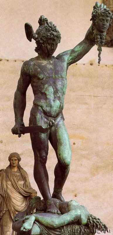 Челлини, Бенвенуто: Персей с головой Медузы, 1545-1554.