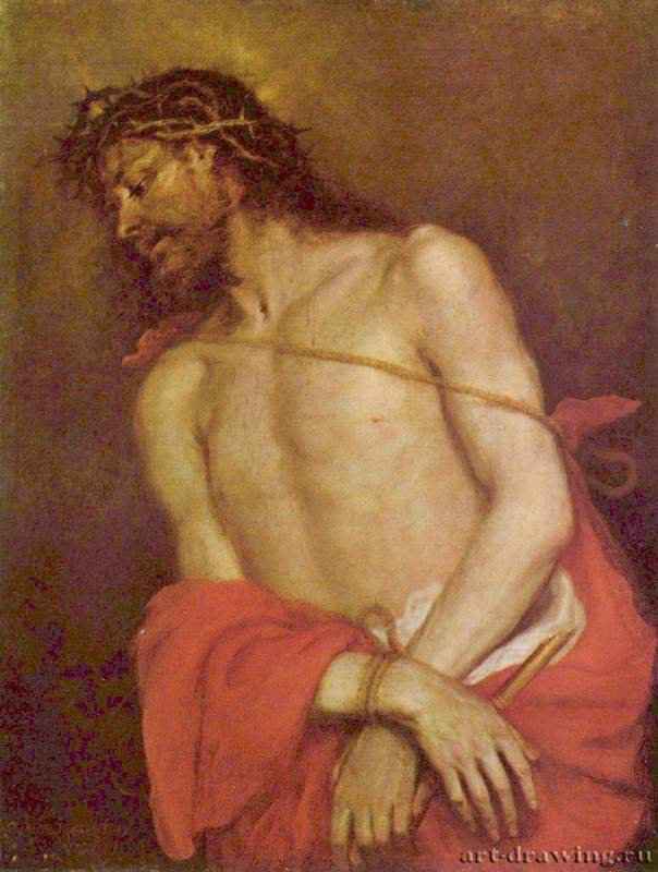 Ecce Homo (Се Человек). 1650 * - 98 x 75 смХолстБароккоИспанияБудапешт. Венгерский музей изобразительных искусств