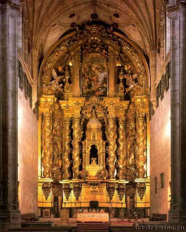 Хосе Бенито де Чурригера: Церковь Сан Эстебан. Алтарь 1692-1694. Саламанка.