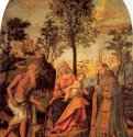Мадонна со св. Людовиком Тулузским и Иеронимом. 1496 - 212 x 139 см. Дерево. Венеция. Галерея Академии.