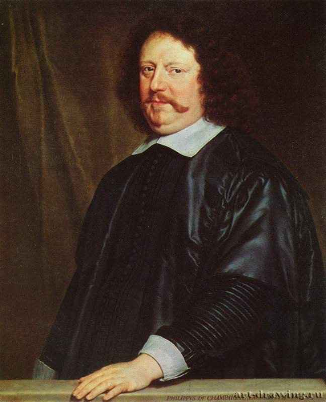 Портрет Анри Грулара. 1654 - 92,5 x 75,5 смХолст, маслоБароккоФранцияБудапешт. Венгерский музей изобразительных искусств