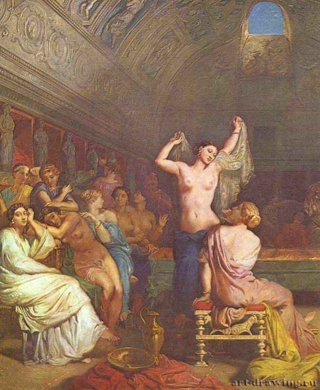 Римская баня. Фрагмент. 1853 - 171 x 258 смХолст, маслоРомантизм, неоклассицизмФранцияПариж. Лувр