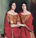 Две сестры. 1843 - 180 x 135 смХолст, маслоРомантизм, неоклассицизмФранцияПариж. Лувр