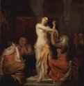 Сцена в гареме. Купание мавританской дамы. 1854 - 67 x 54 смХолст, маслоРомантизм, неоклассицизмФранцияСтрасбург. Музей изящных искусств