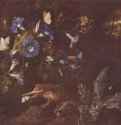 Голубые вьюнки, жаба и насекомые. 1660 - 53,7 x 68 смХолст, маслоБароккоГерманияШверин. Художественный музей