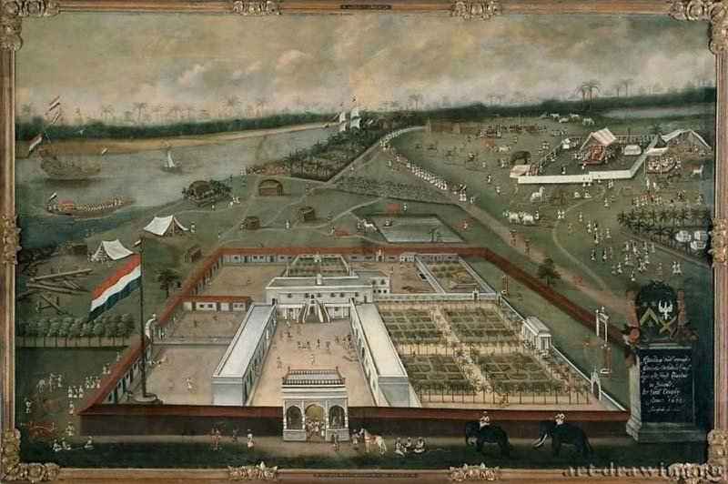Фабрика голландской ост-индской компании. 1665 - Холст, масло 203 x 316 Риксмузеум Амстердам
