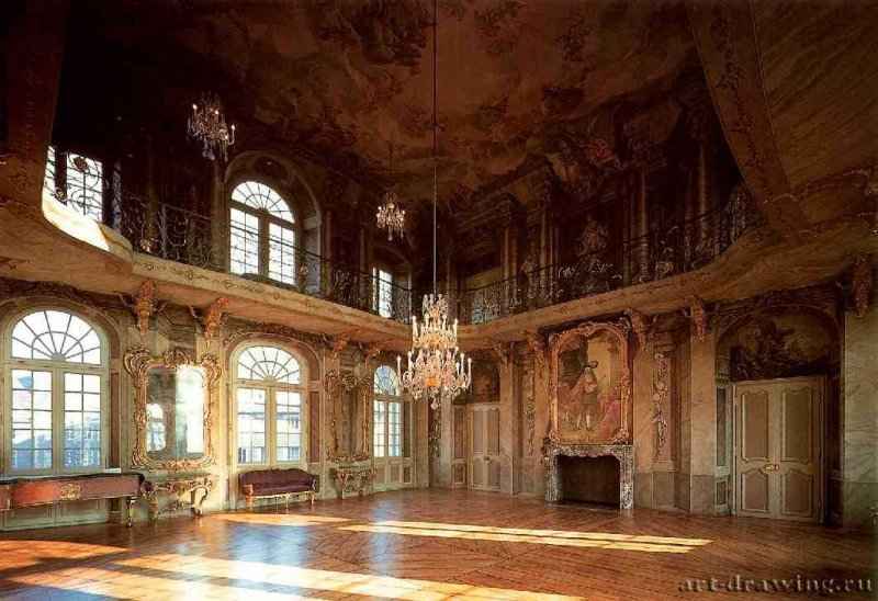 Эрбдростенхоф. Парадный зал. 1753-1757 - Мюнстер. Германия.