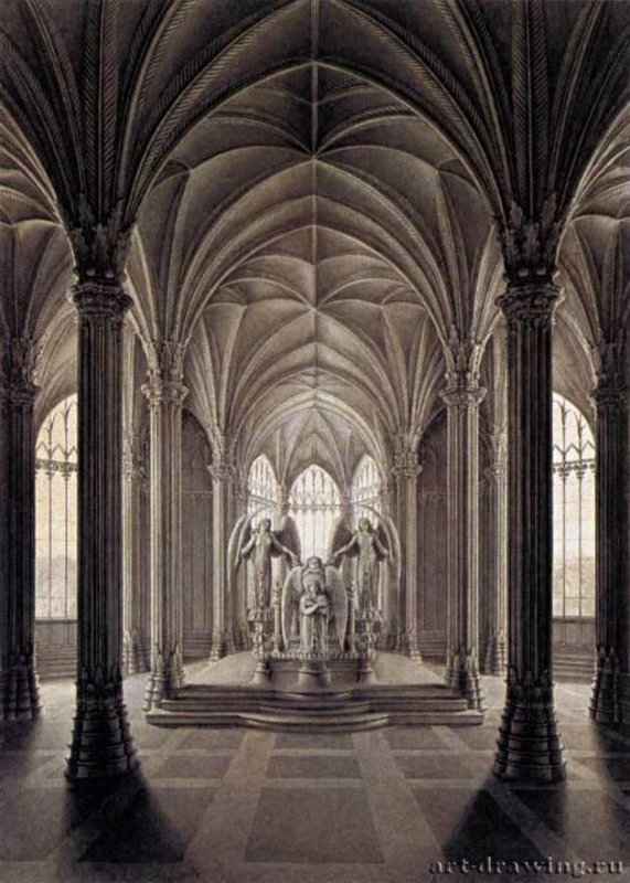 Шинкель, Карл Фридрих — Этюд памятника королеве Луизе, 1810 г.
