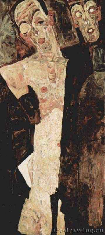 Пророк 1911 - 110,3 x 50,3 смХолст, маслоЭкспрессионизмАвстрияНью-Йорк. Галерея Мальборо-Герсон