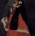 Кардинал и монашка, или Любовная ласка 1912 - 70 x 80,5 смХолст, маслоЭкспрессионизмАвстрияВена. Собрание Леопольд