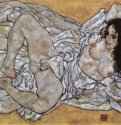 Лежащая женщина 1917 - 96 x 171 смХолст, маслоЭкспрессионизмАвстрияВена. Собрание Леопольд