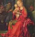 Святое семейство. 1475-1480 - 26 x 17 смДеревоВысокая готикаГерманияВена. Художественно-исторический музей