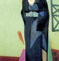 Портрет Н. Д. Штеренберг, жены художника, 1925 г. - Масло. Россия.