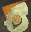 Натюрморт с цветной капустой, 1920 г. - Картон, масло; 49 х 39 см. Собрание семьи художника. Россия.