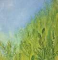Небо и травы. Из серии "Травы" 1929 г. - Холст, масло; 66 х 54 см. Собрание семьи художника. Россия.