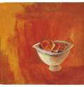 Белая ваза на красном фоне, 1931 г. - Картон, масло; 62 х 71 см. Собрание семьи художника. Россия.