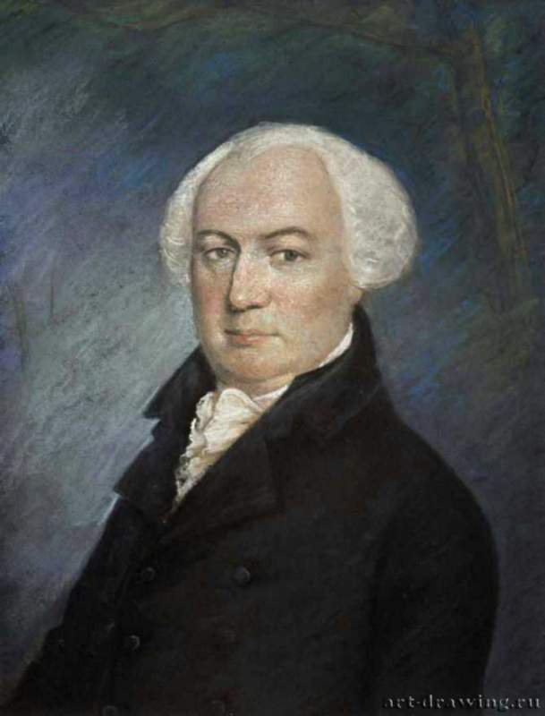 Портрет губернатора Морриса, 1810 г. - Пастель, бумага на картоне; 24,2 x 18,8см. Музей изящных искусств. Бостон. США.