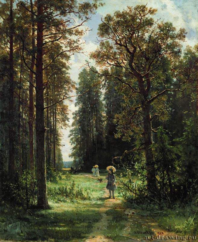 Дорожка в лесу. 1880 - 59 х 48