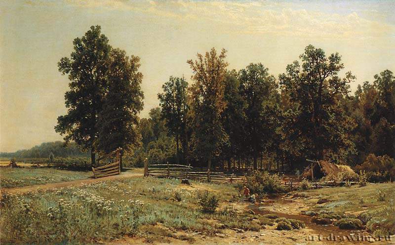 На окраине дубового леса. 1882 - 86 х 139
