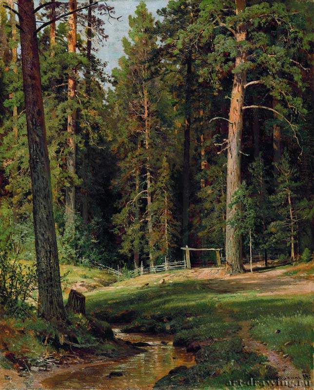Опушка леса. 1884 - 71.5 х 57.5